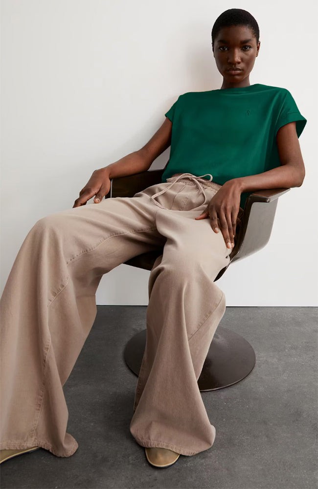 Idaara t-shirt emerald green from Sophie Stone