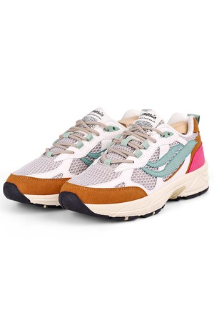 G-eco '99 2 tone mesh cognac/white/grey from Sophie Stone