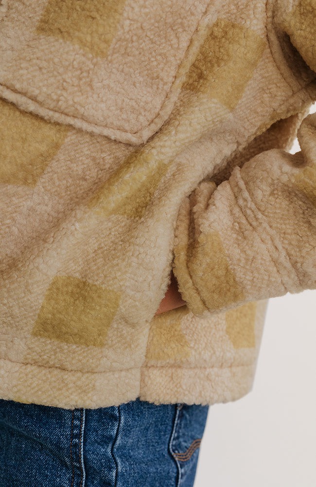 Hoben jas mustard check from Sophie Stone