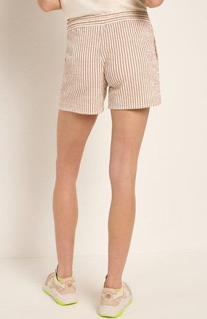 Shorts streep off white mocha from Sophie Stone