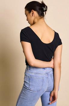 Aloe shirt zwart van Sophie Stone