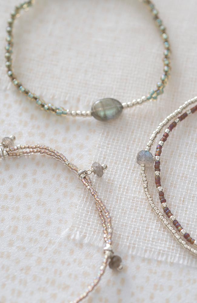Honor armband Labradorite Silver from Sophie Stone