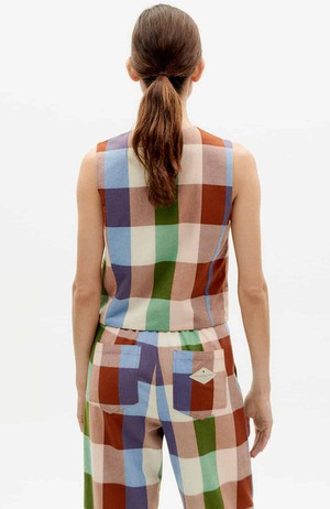 Edith gilet colorful from Sophie Stone