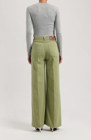 Sara High Loose Flow Olive from Sophie Stone