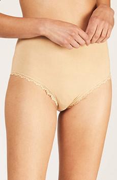 High waist beige via Sophie Stone