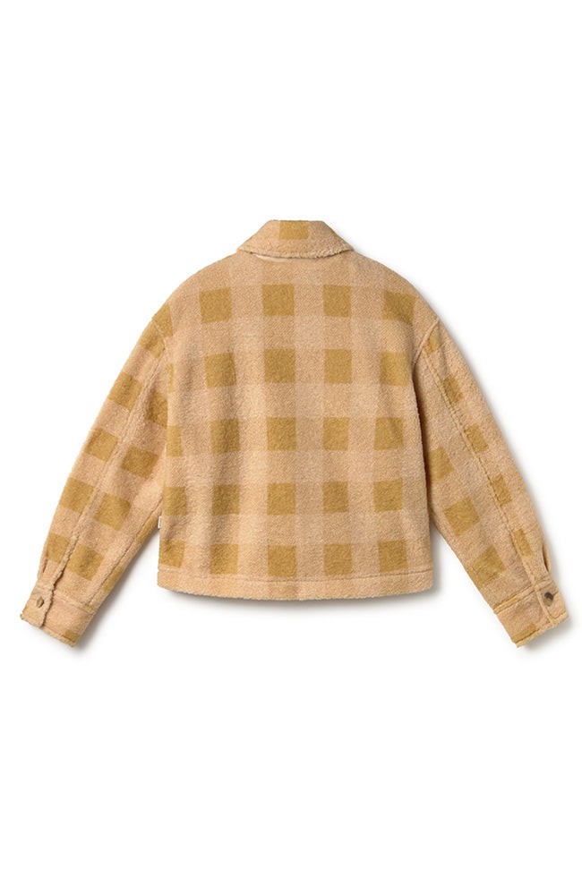 Hoben jas mustard check from Sophie Stone