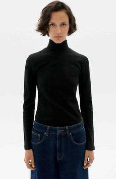 Aine hemp top zwart via Sophie Stone