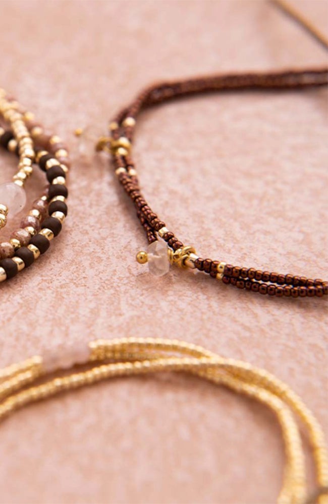 Honor armband Rose Quartz from Sophie Stone