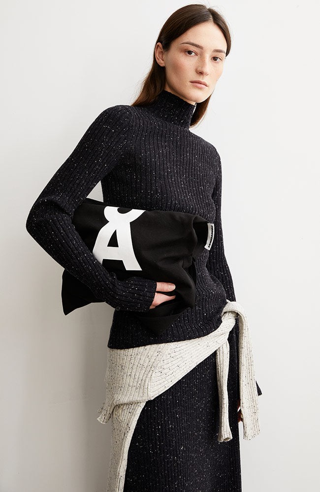 Alaania top tweed zwart from Sophie Stone