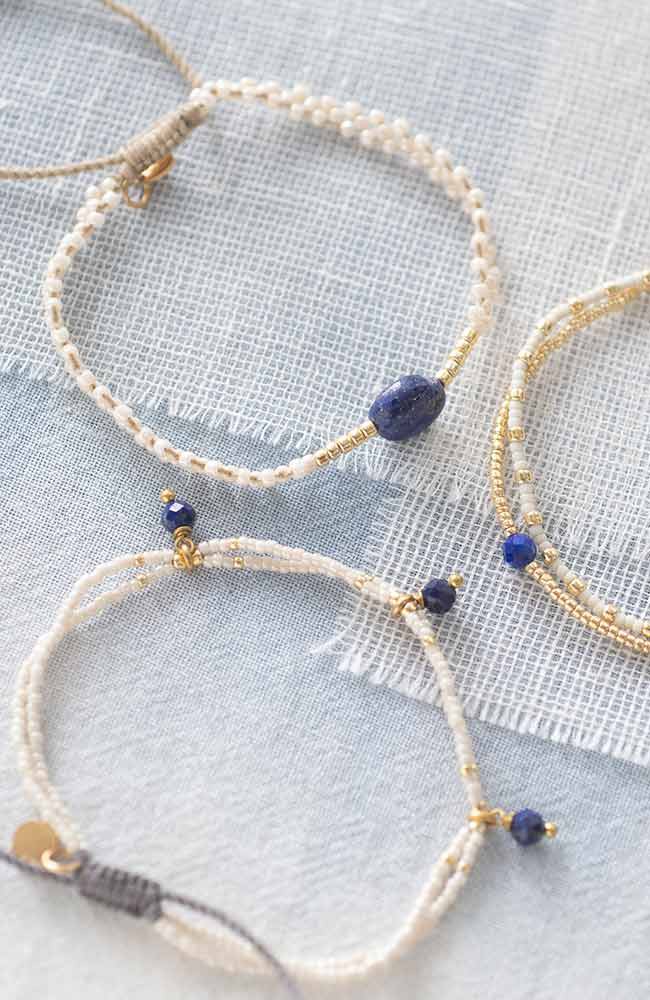 Honor bracelet Lapis Lazuli Gold from Sophie Stone