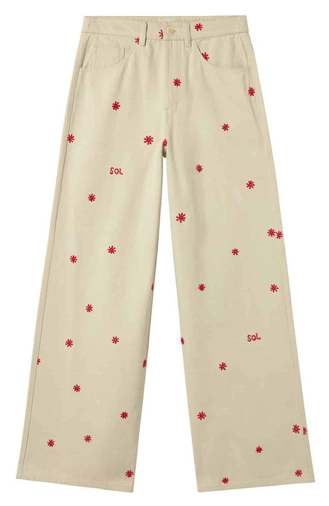Sol chain hedda broek off white from Sophie Stone