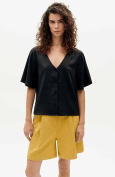 Black hemp Libelula blouse via Sophie Stone