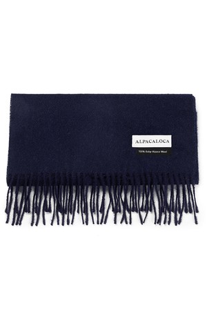 Sjaal baby alpaca navy from Sophie Stone