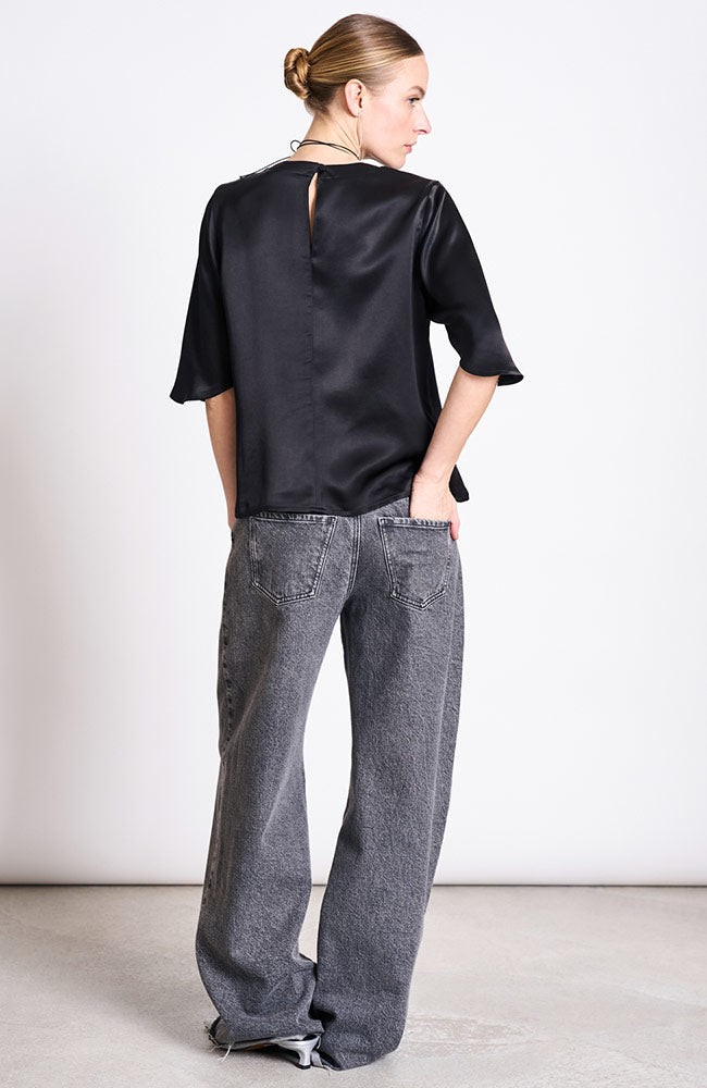 Silky Namora shirt zwart from Sophie Stone