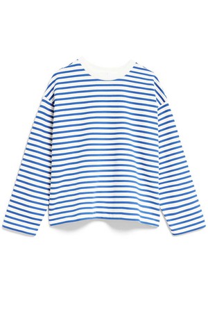Frankaa stripe trui dynamo blue from Sophie Stone