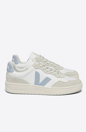 V-90 Leather white steel sneaker from Sophie Stone