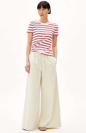 Kardaa stripes shirt white coral from Sophie Stone