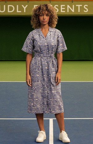 Orrefors waves jurk from Sophie Stone