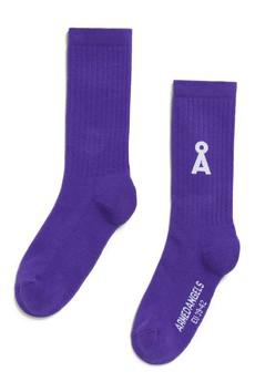 Saamus sok indigo lilac via Sophie Stone