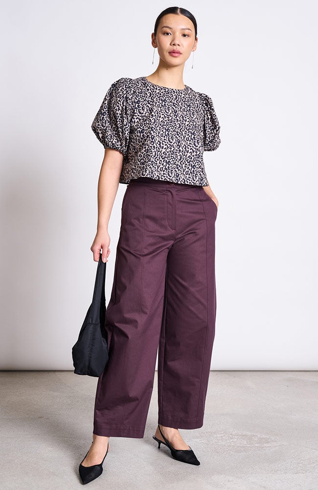 Yauri barrel broek cherry from Sophie Stone
