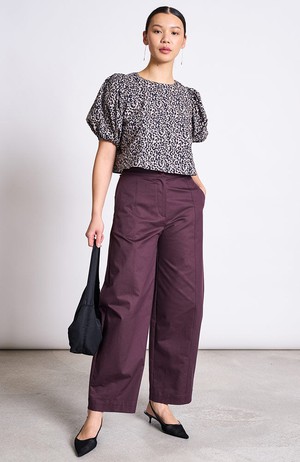 Yauri barrel broek cherry from Sophie Stone