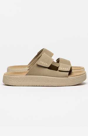 Etna slipper taupe from Sophie Stone