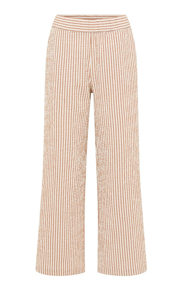 Broek streep off white mocha from Sophie Stone
