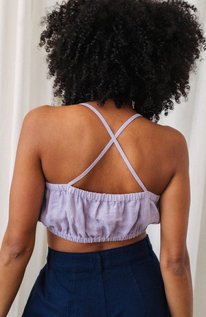 Vaddo top light purple from Sophie Stone