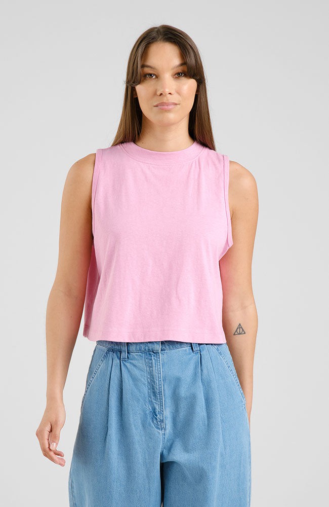 Namsos top hemp pink from Sophie Stone