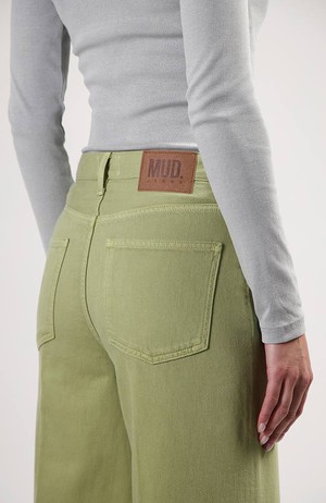 Sara High Loose Flow Olive from Sophie Stone