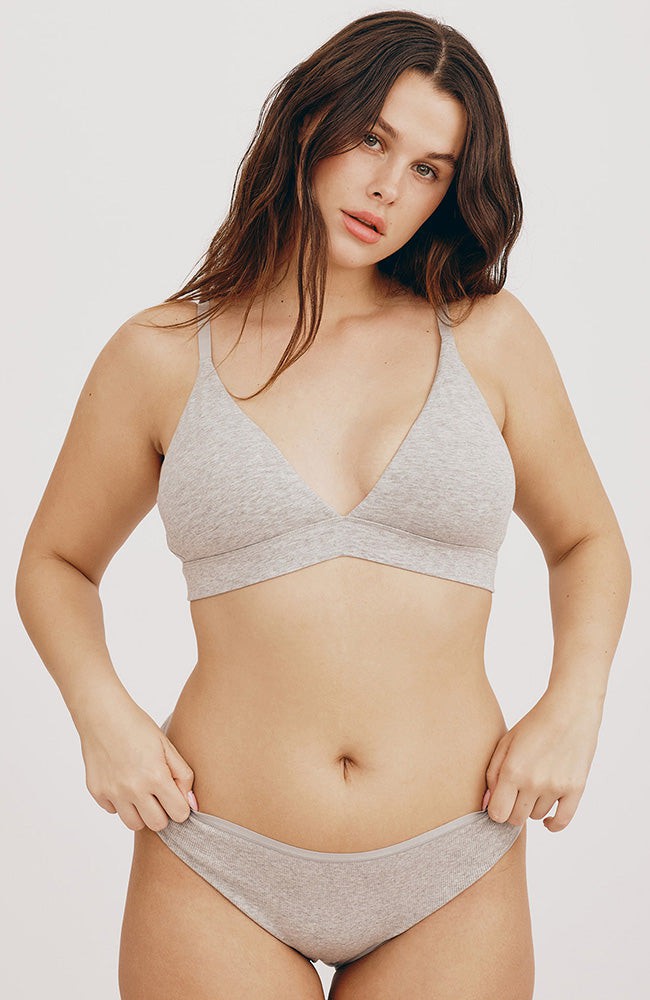 Core triangle bralette marshmallow from Sophie Stone