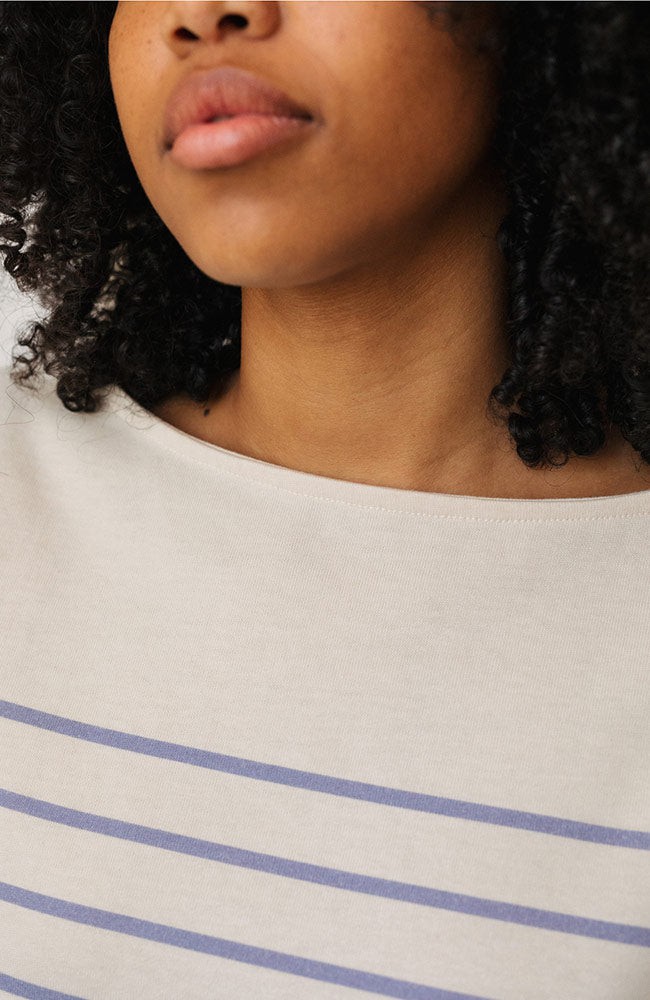 Groto cropped sweater purple from Sophie Stone