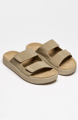 Etna slipper taupe from Sophie Stone