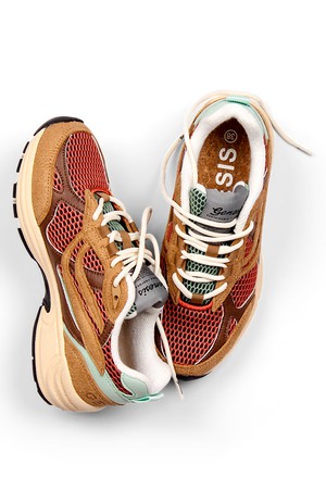 G-Eco`99 Multi Mesh sneaker L.Brown Brown Mint from Sophie Stone