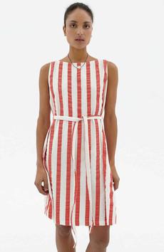 Cecile jurk maxi stripes via Sophie Stone