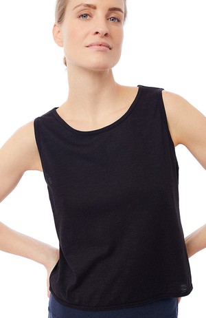 Sport cropped top zwart from Sophie Stone
