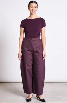 Yauri barrel broek cherry via Sophie Stone
