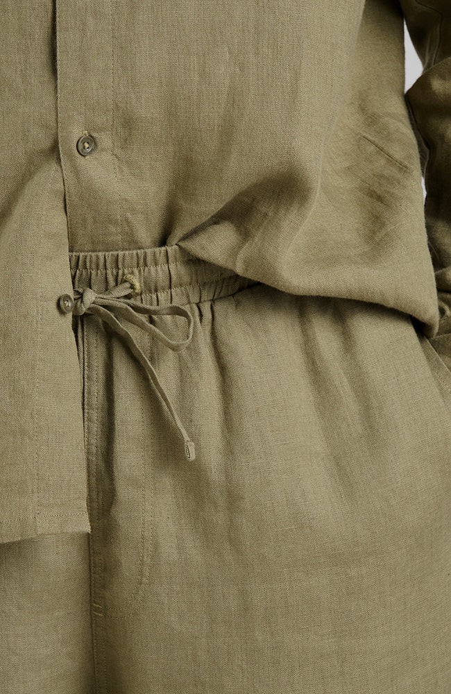Klitmoeller broek linnen groen from Sophie Stone