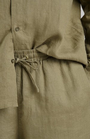 Klitmoeller broek linnen groen from Sophie Stone