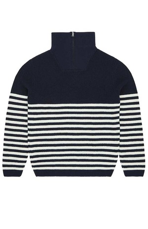 Elkano navy sweater from Sophie Stone