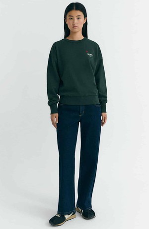 Jodie trui flower green from Sophie Stone