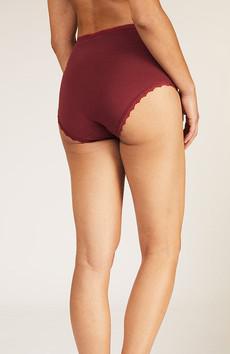 High waist burgundy via Sophie Stone