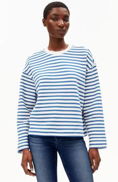 Frankaa stripe trui dark morning via Sophie Stone