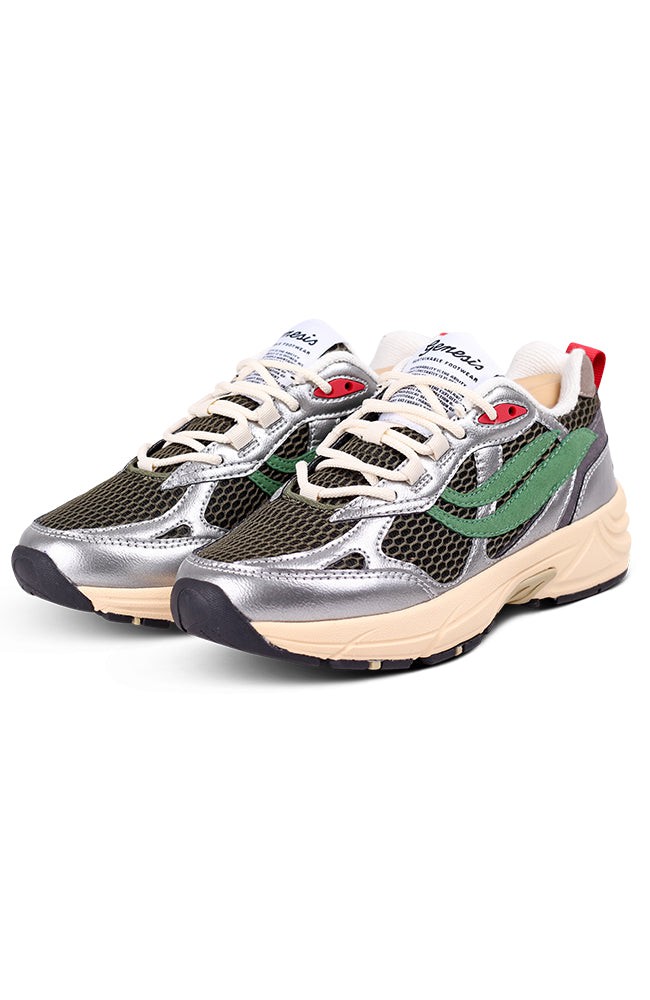 G-Eco`99 Contra Mesh sneaker silver olive from Sophie Stone