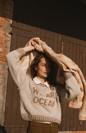Hoben jas mustard check from Sophie Stone