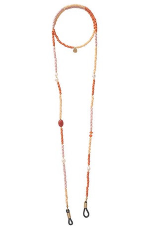 Midsummer Carnelian brilkoord from Sophie Stone