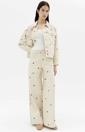Sol chain hedda broek off white from Sophie Stone