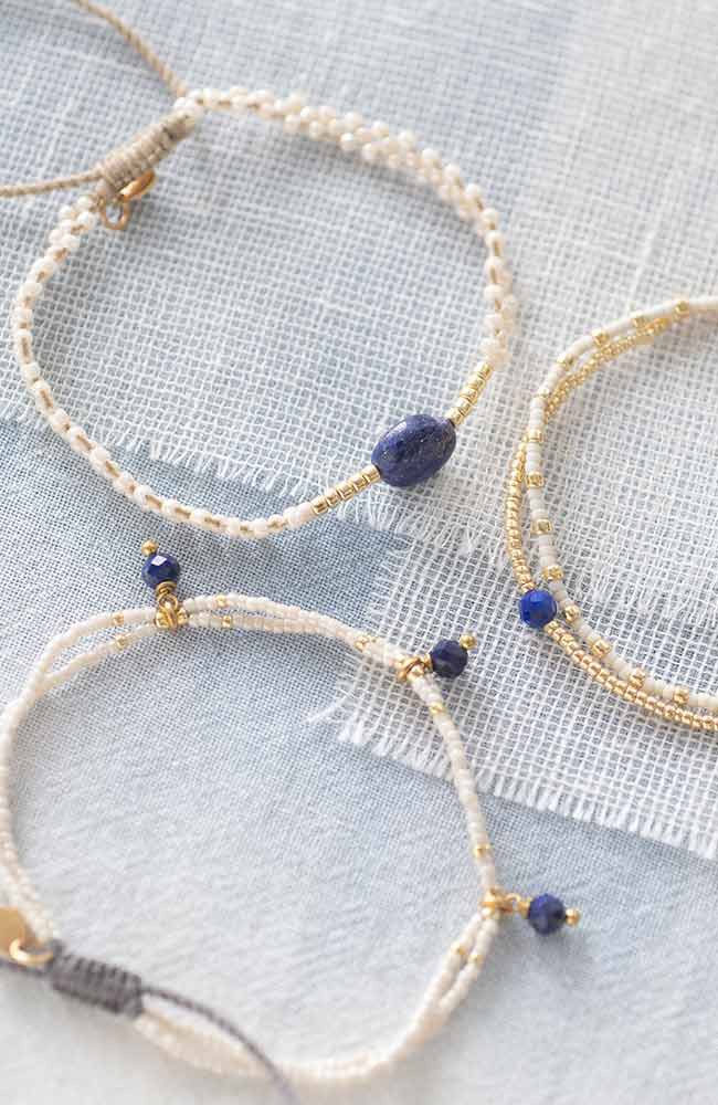 Emotion bracelet Lapis Lazuli Gold from Sophie Stone