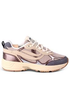 G-eco '99 sneaker metallic charcoal chopper silver via Sophie Stone