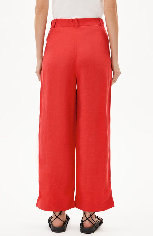 Caarunus Lino pantalon coral from Sophie Stone